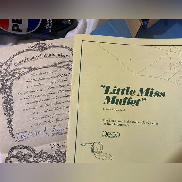 Little miss moffatt collectors plate - Picture 2 of 5